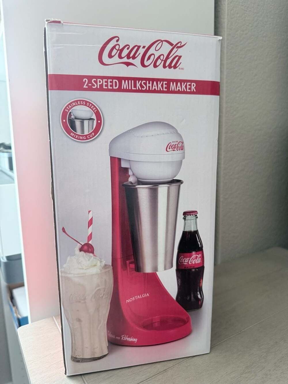 Coca-Cola Limited Edition 2 Speed Milkshake Maker By Nostalgia
